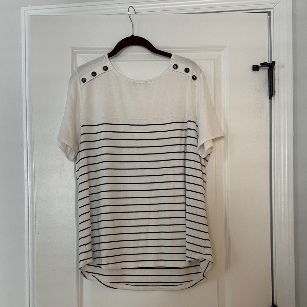 Pink Clover Cream Top